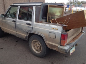 Modified Cherokee for hauling dogs
