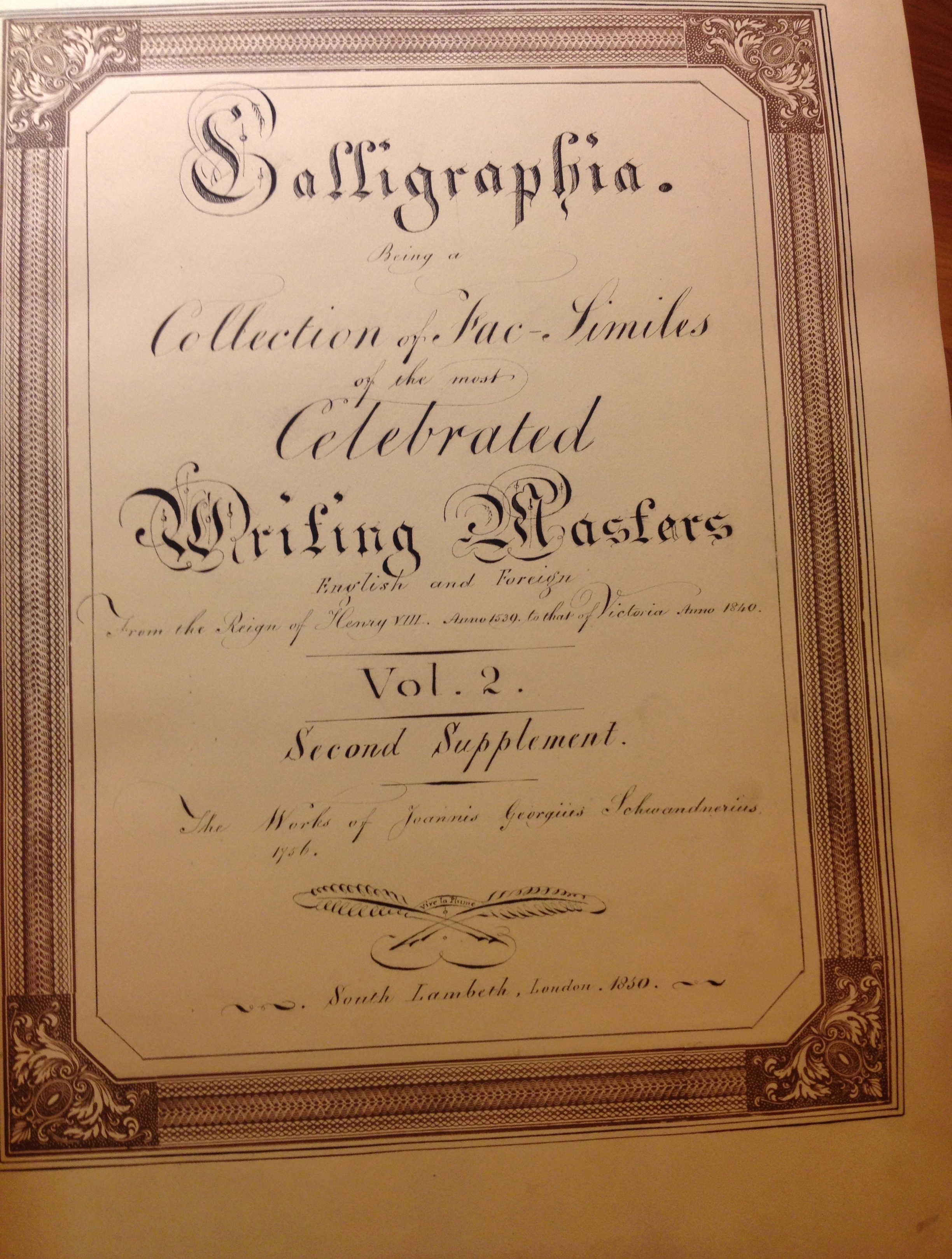 Title page of a volume from the Beaufoy Collection at the Harry Ransom Center
