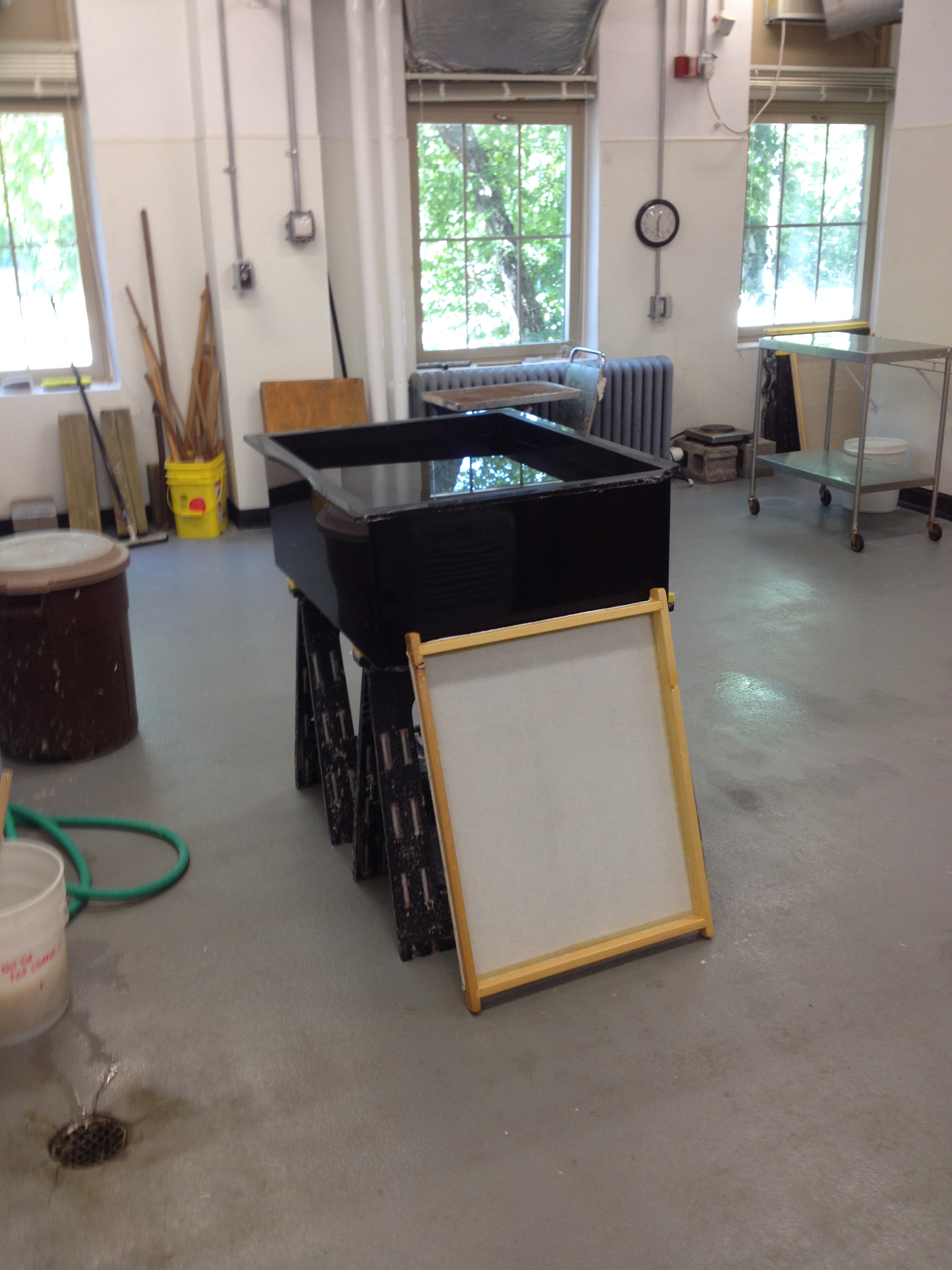 Papermaking classroom at the University of Iowa Center for the Book