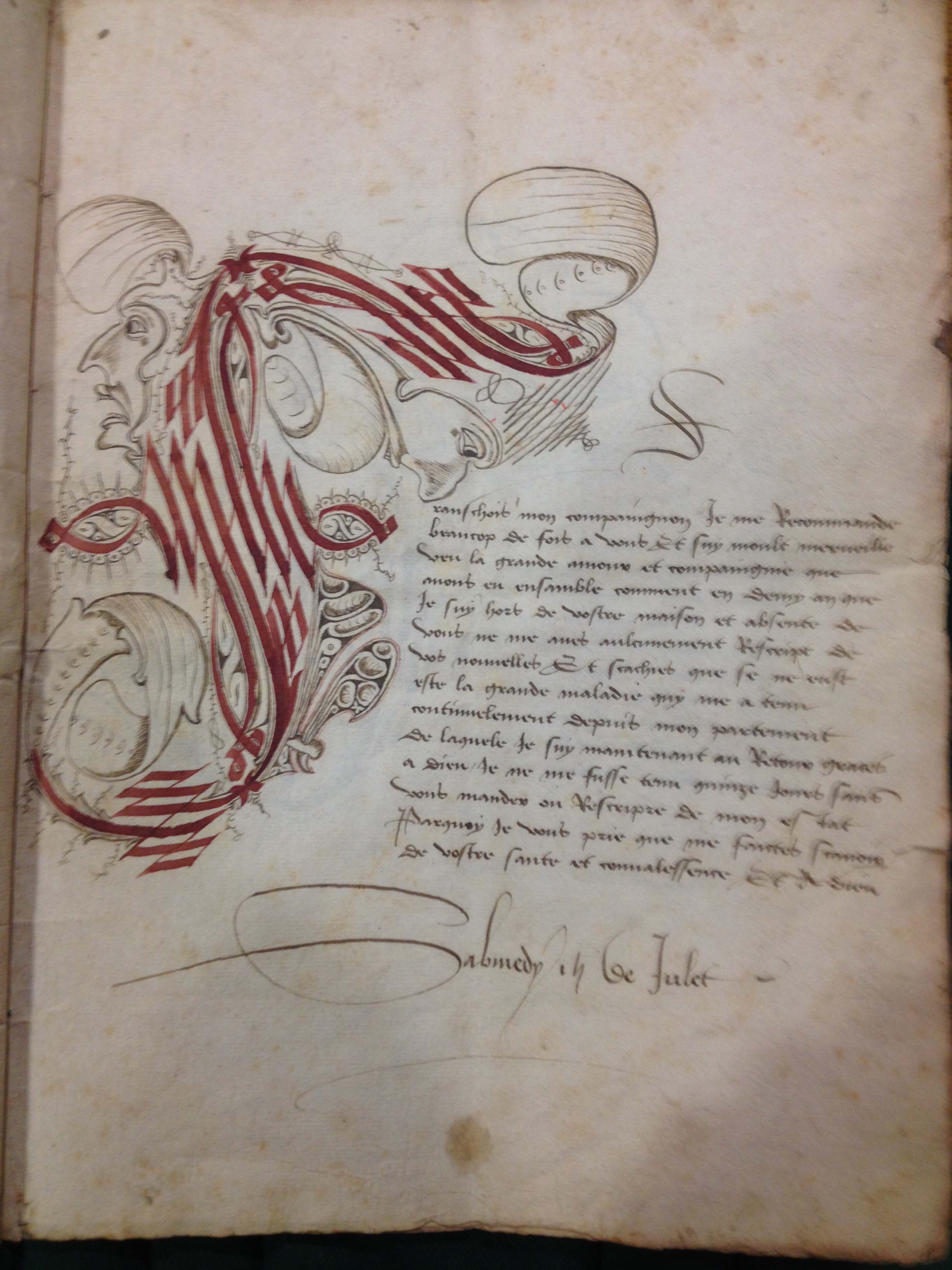Alphabet book of form letters in a chancery hand from Flanders 1520s Newberry Library Call Number:VAULT folio Wing MS 118