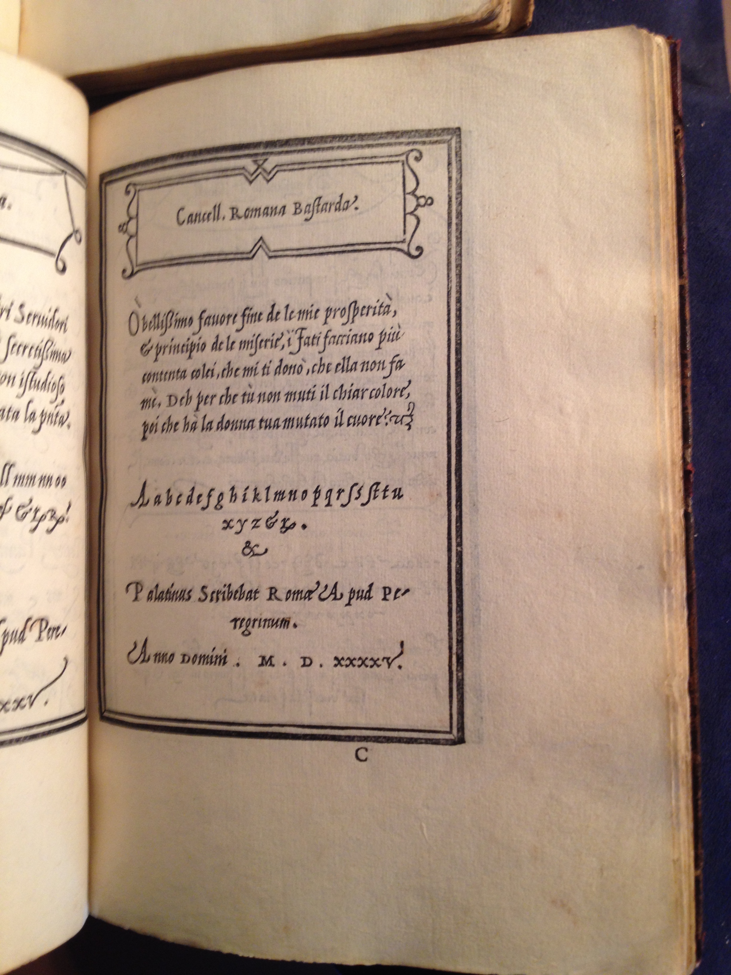 Palatino Libro nuovo d’imparare a scrivere Z43.A3 P3 1545 Rosenwald
