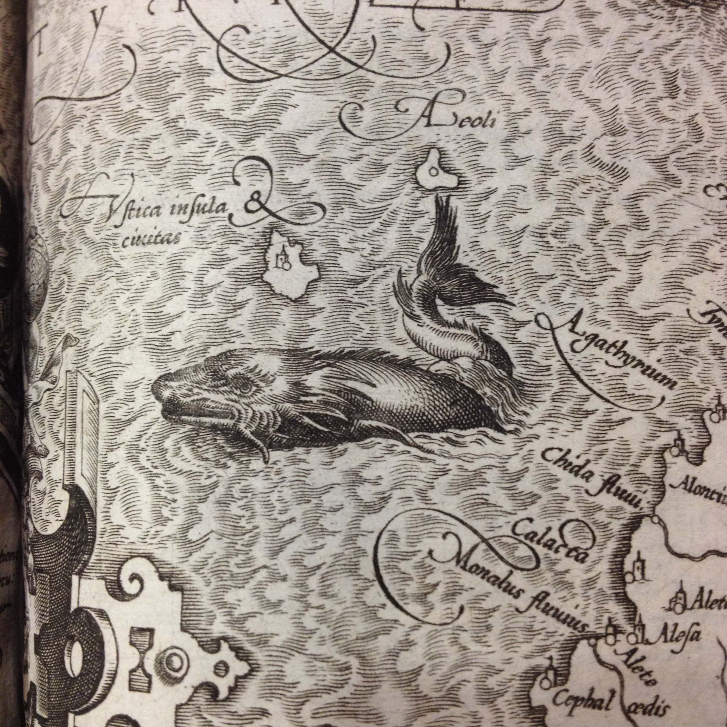 Cl. Ptolemaei Alexandrini Geographiae libri octo / 1584 Mercator's map detail. Newberry Library VAULT Ayer 6 .P9 1584