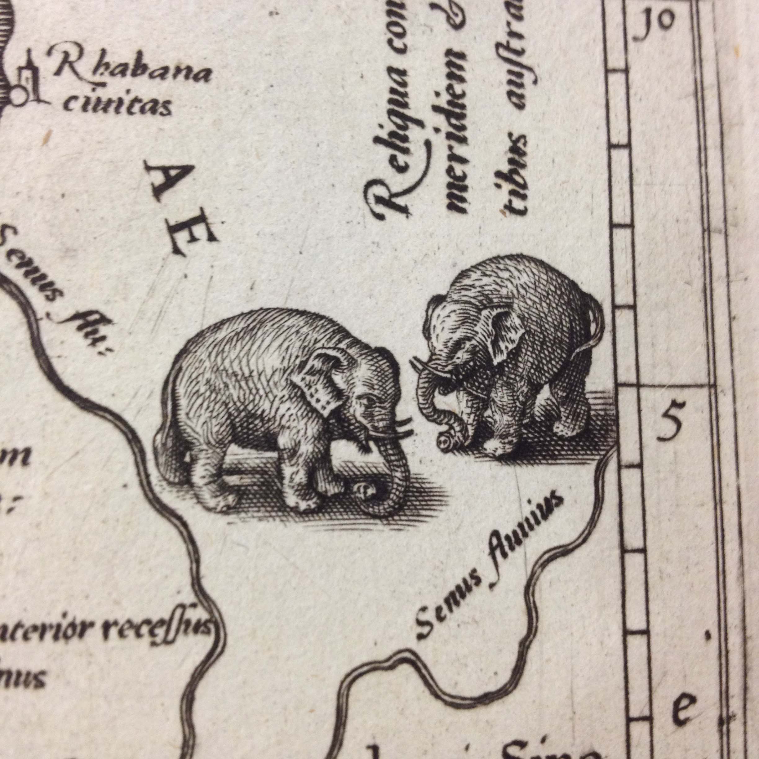 Cl. Ptolemaei Alexandrini Geographiae libri octo / 1584 Mercator's map detail. Newberry Library VAULT Ayer 6 .P9 1584